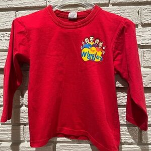 WIGGLES Kids Red Long Sleeve Shirt